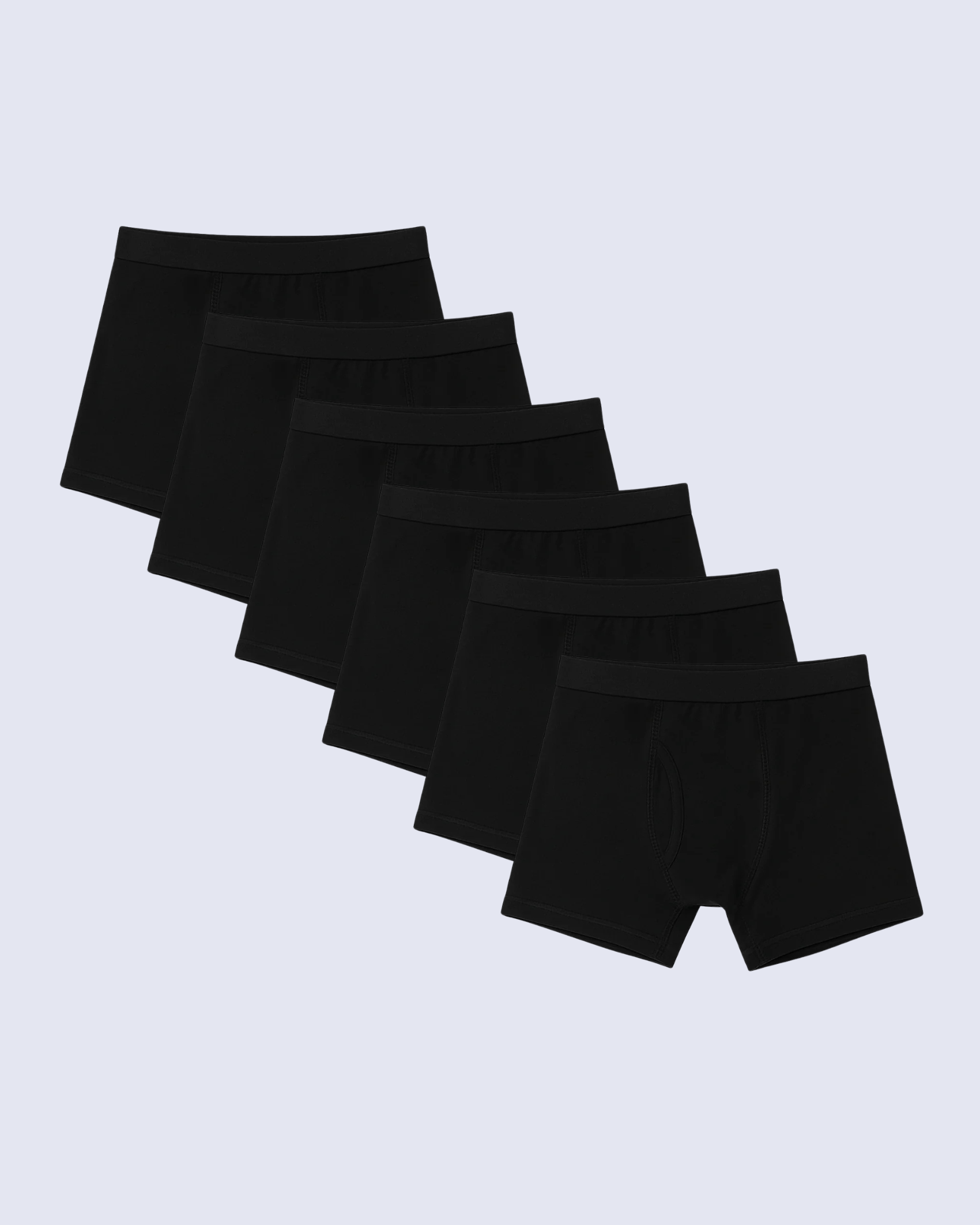 Bóxer Ultraabsorbente | Lote de 6 negros