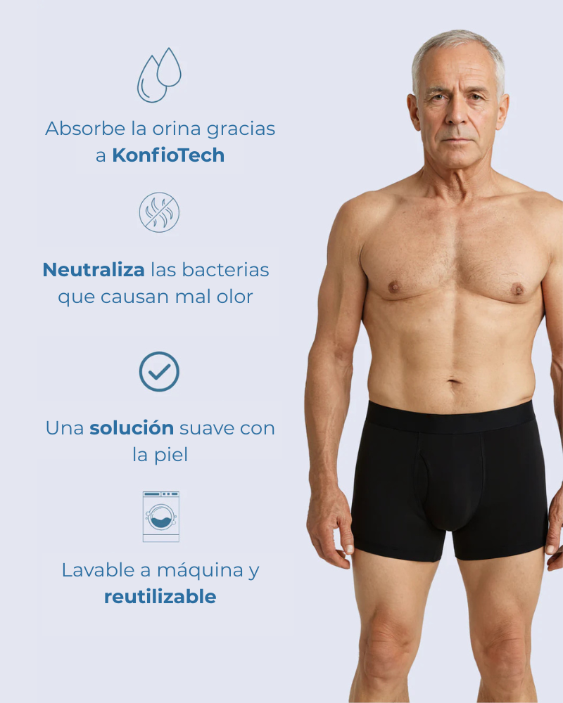 Bóxer antifugas | Lote de 10 negros