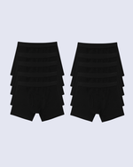 Bóxer antifugas | Lote de 10 negros