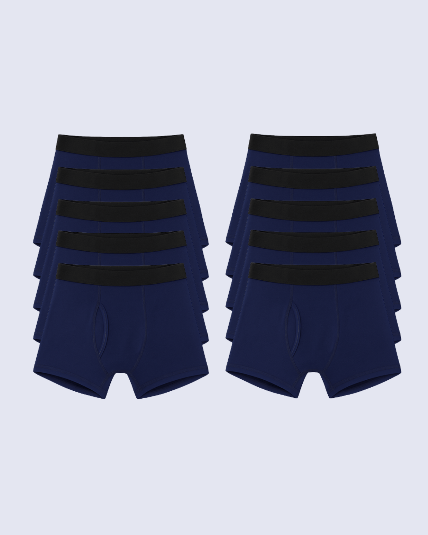 Bóxer antifugas | Lote de 10 azul marino