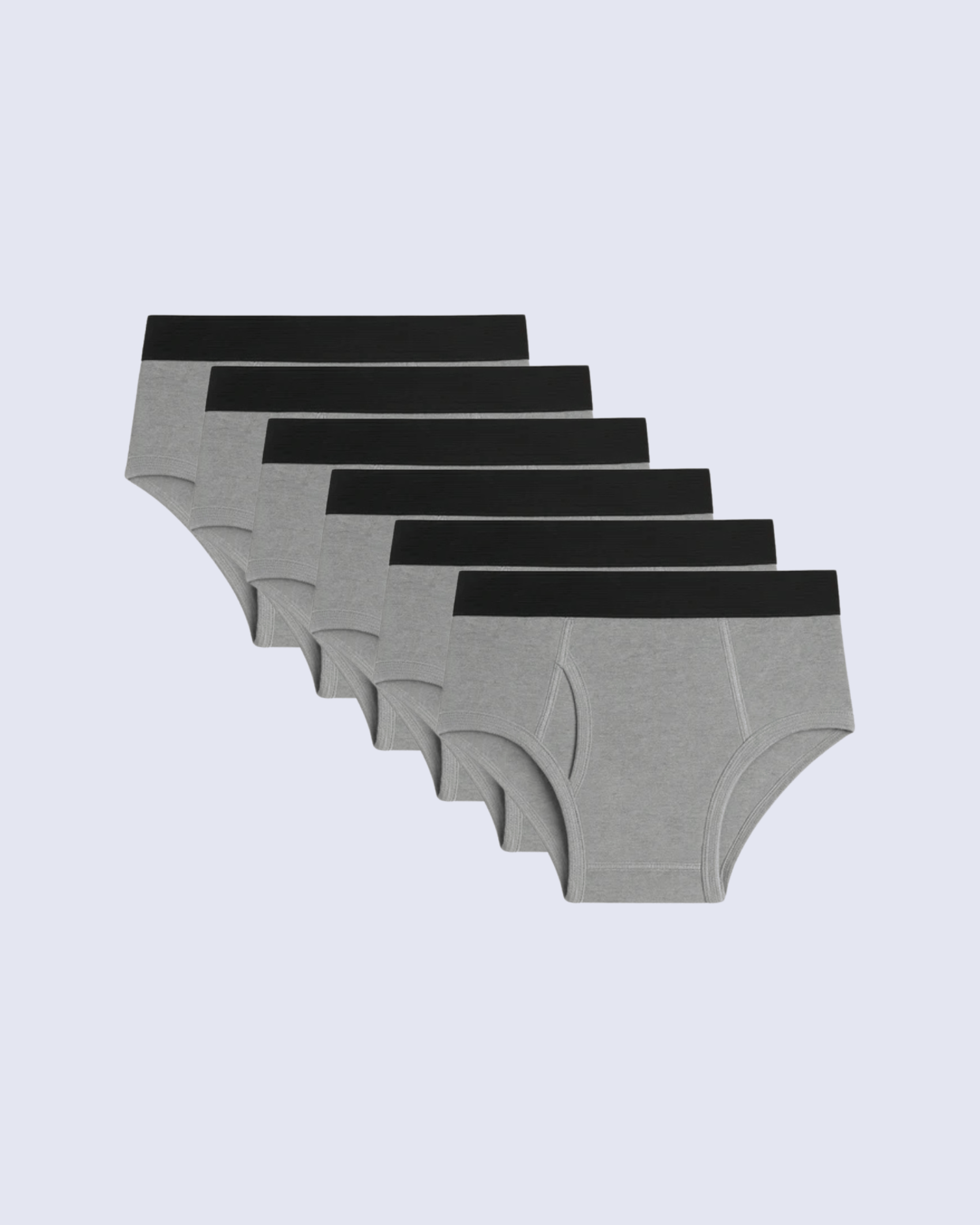 Braguitas Ultraabsorbente | Lote de 6 gris